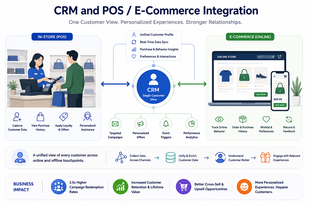 CRM and POS/E-Commerce Integration